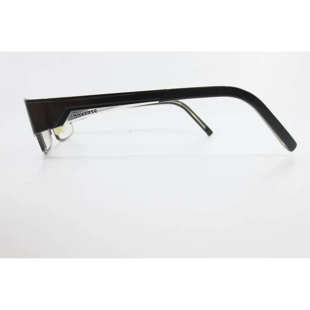 Converse Scrap Book Eyeglass Frames Dark Gunmetal 53-17-135 Rectangular Metal